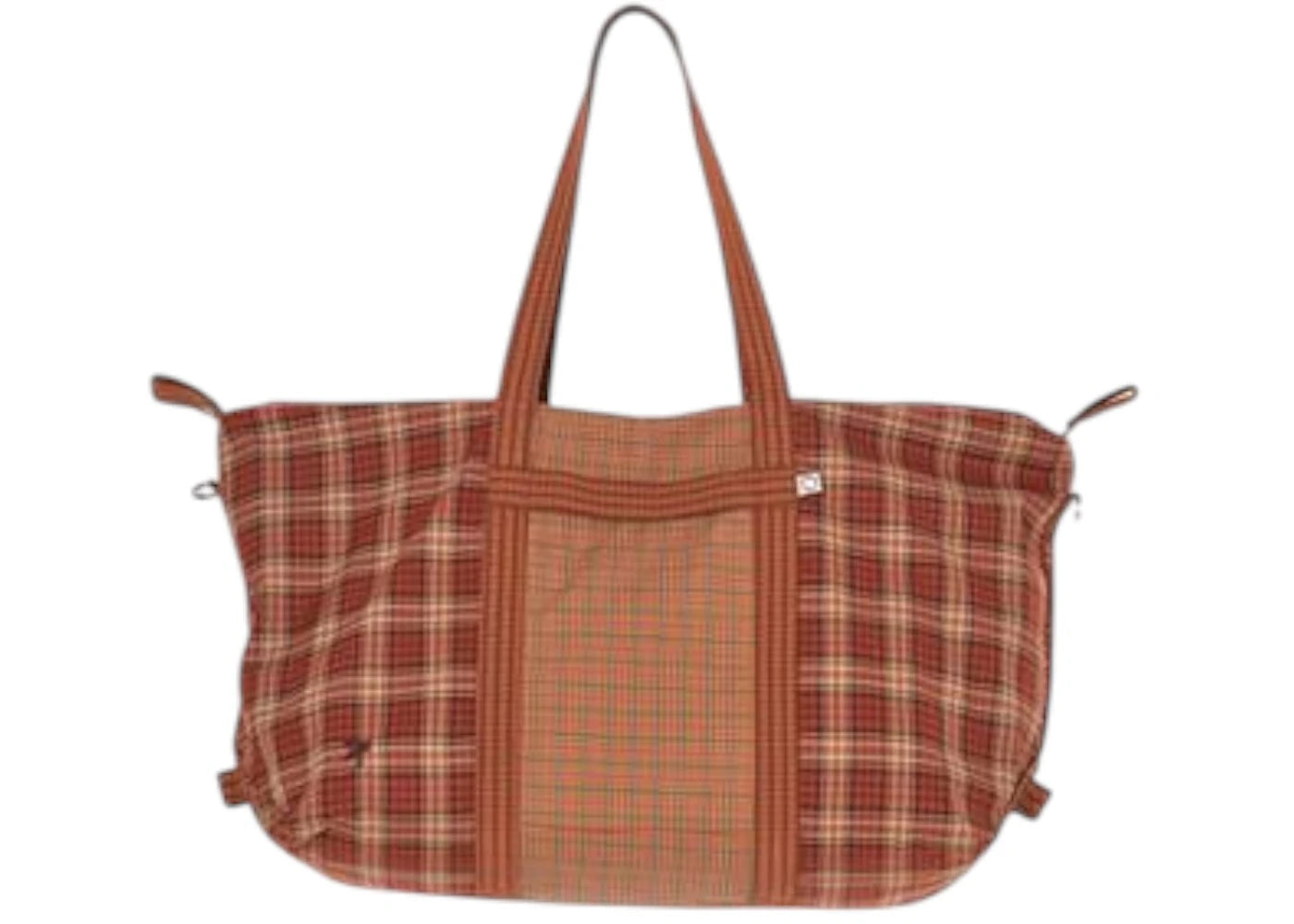 Bad Bunny x Zara Woven Shopper Bag Orange -1