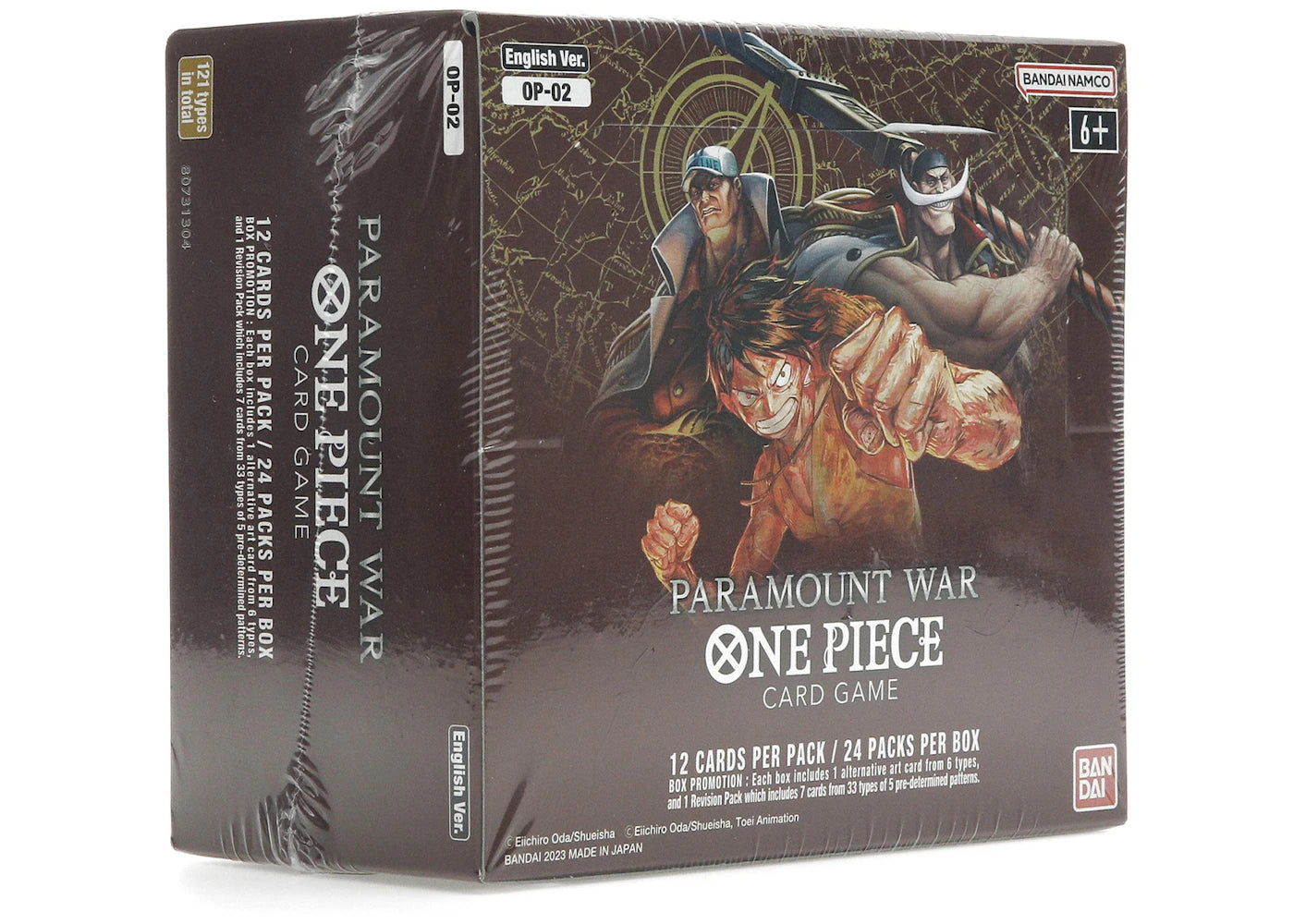 Bandai One Piece Card Game Paramount War Booster Box (OP-02) (English) -1