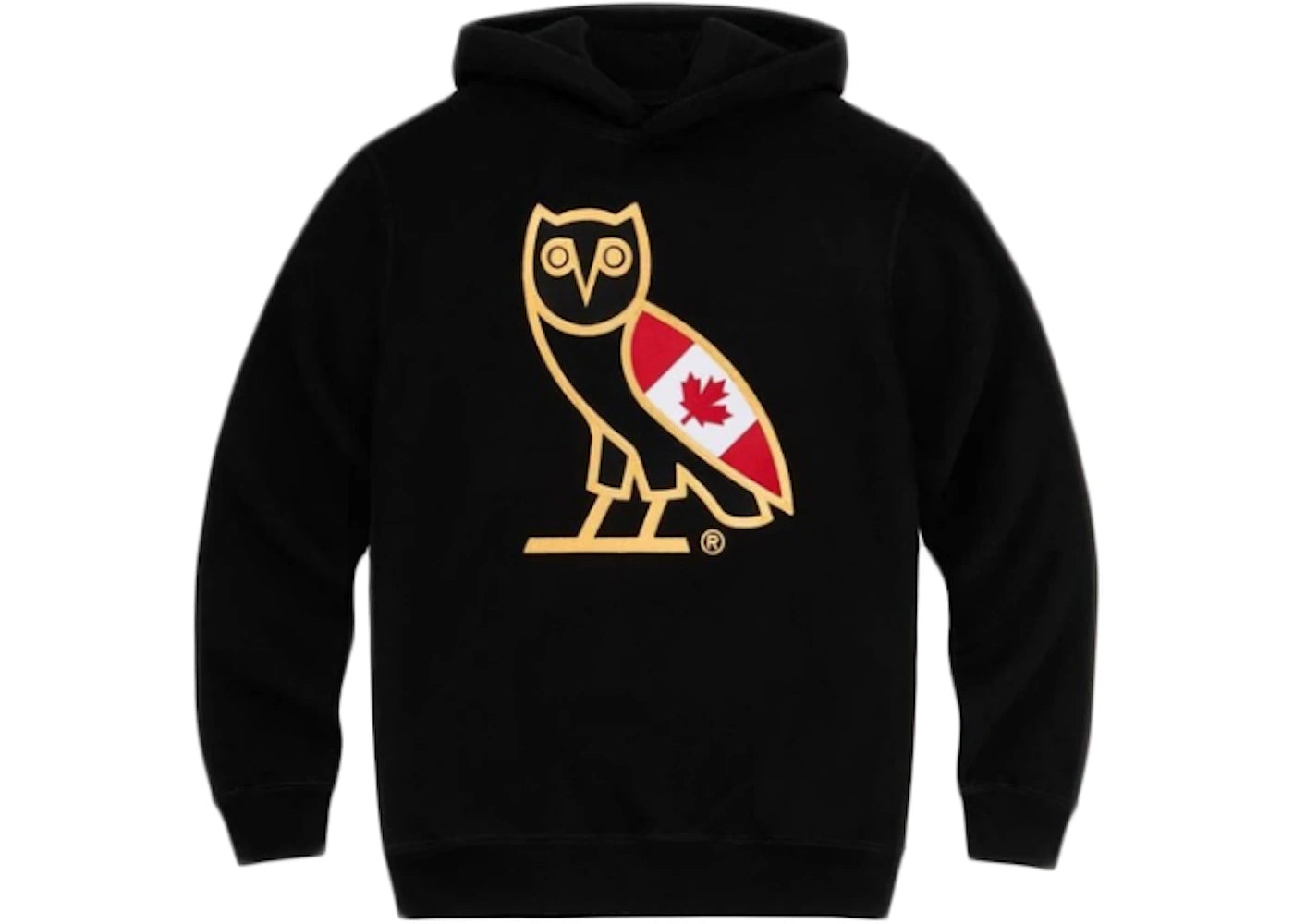 OVO Canada OG Owl Hoodie Black -1