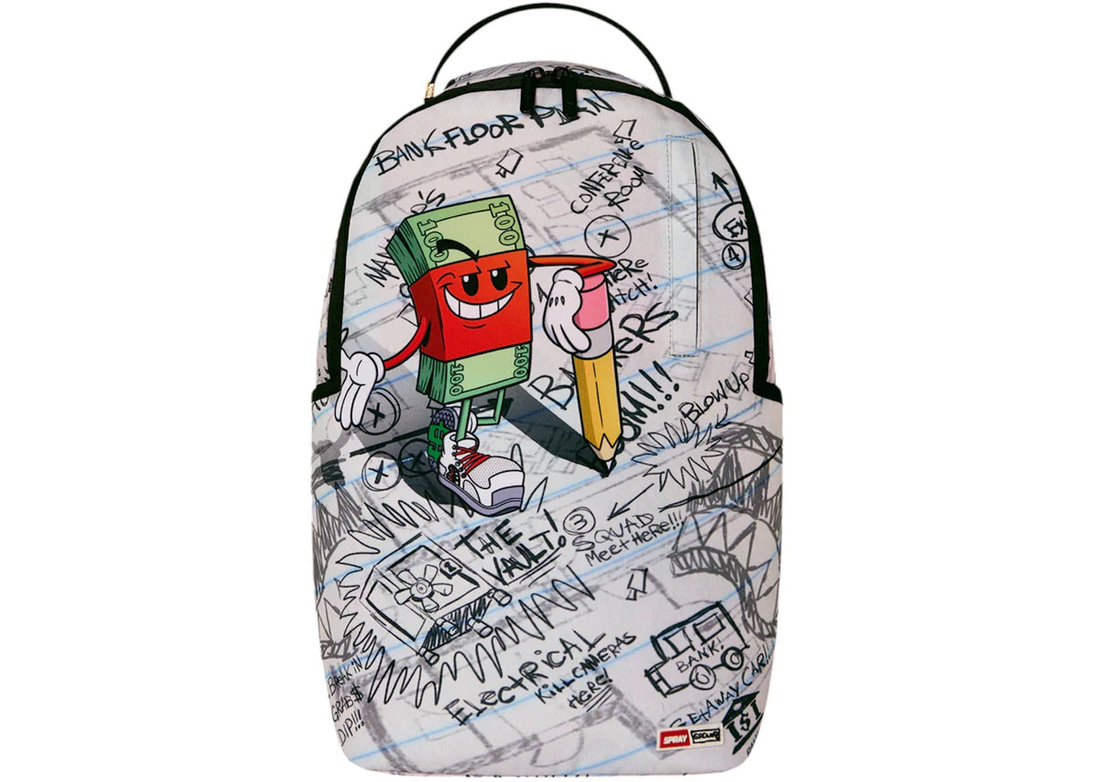 Sprayground Money Boy Schematics Backpack Multicolor -1