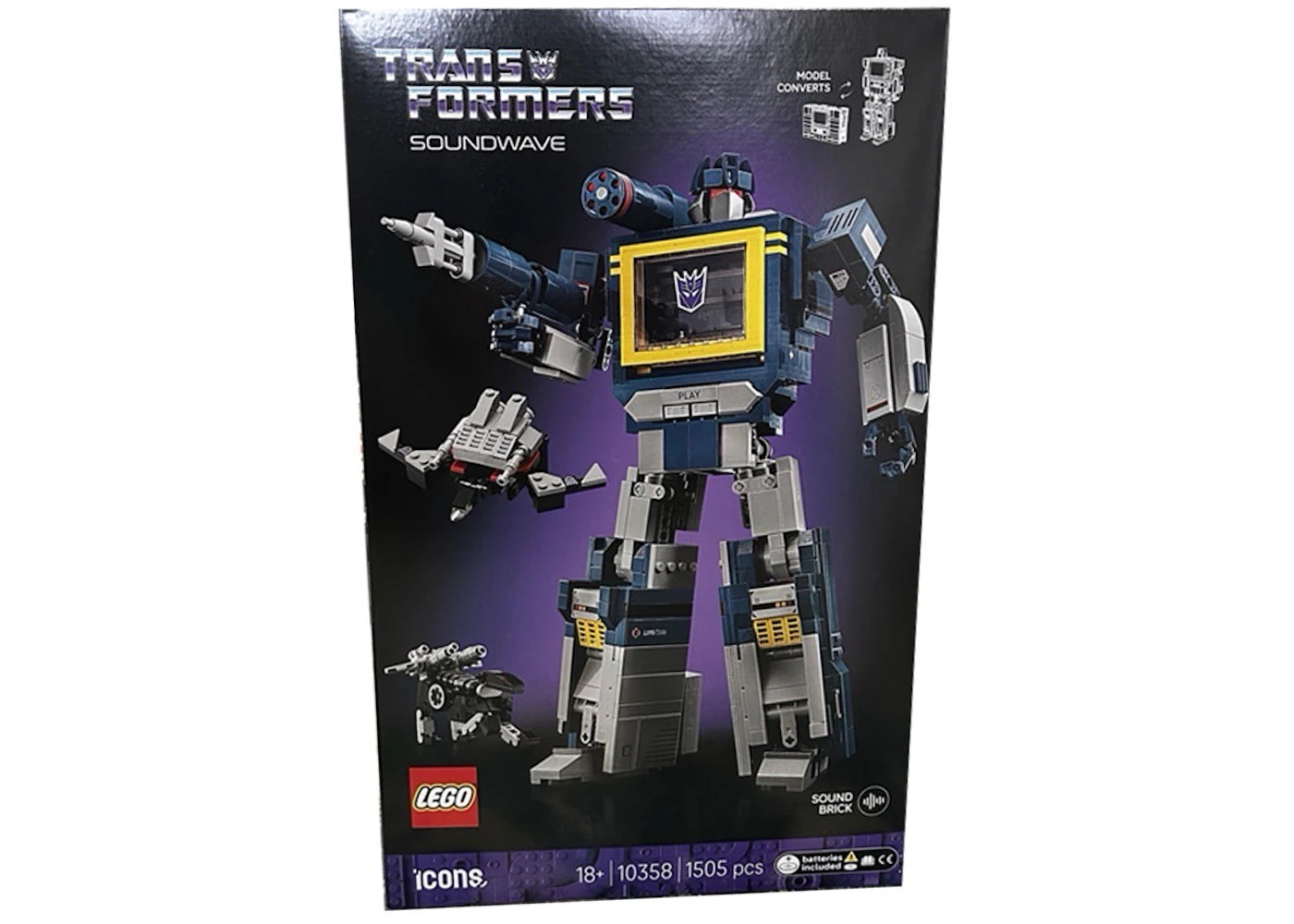 LEGO IconsTransformers: Soundwave Set 10358 -1
