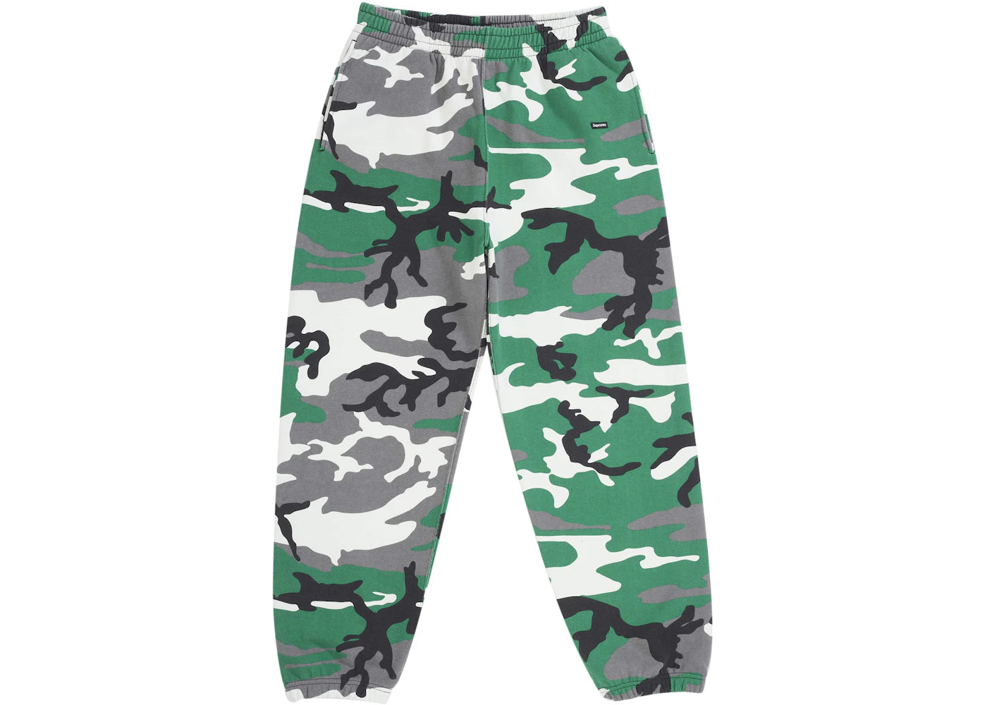 Supreme Small Box Sweatpant (FW25) Green Camo -1