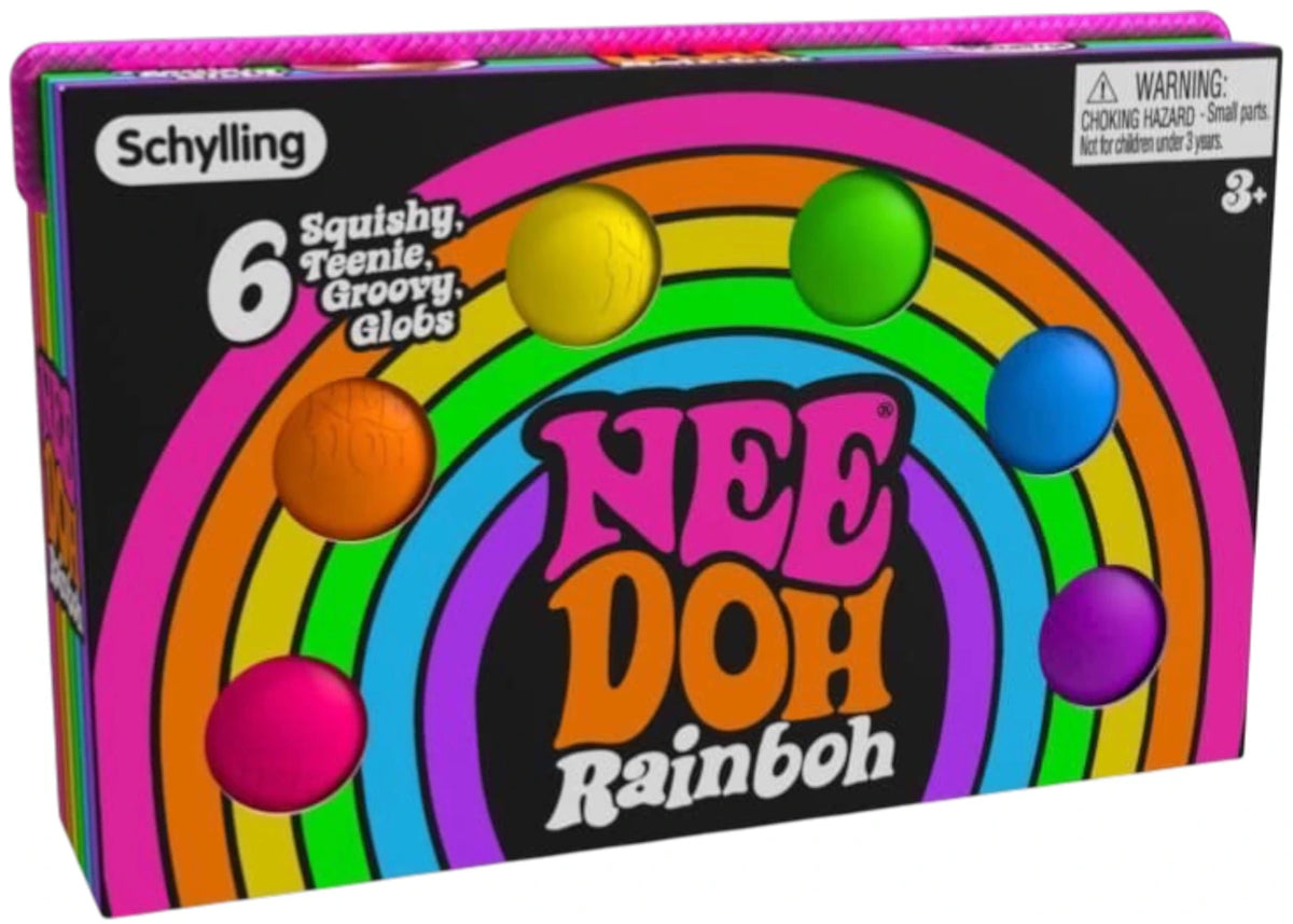 NeeDoh Rainboh Squishy Fidget Toy Set of 6 -1