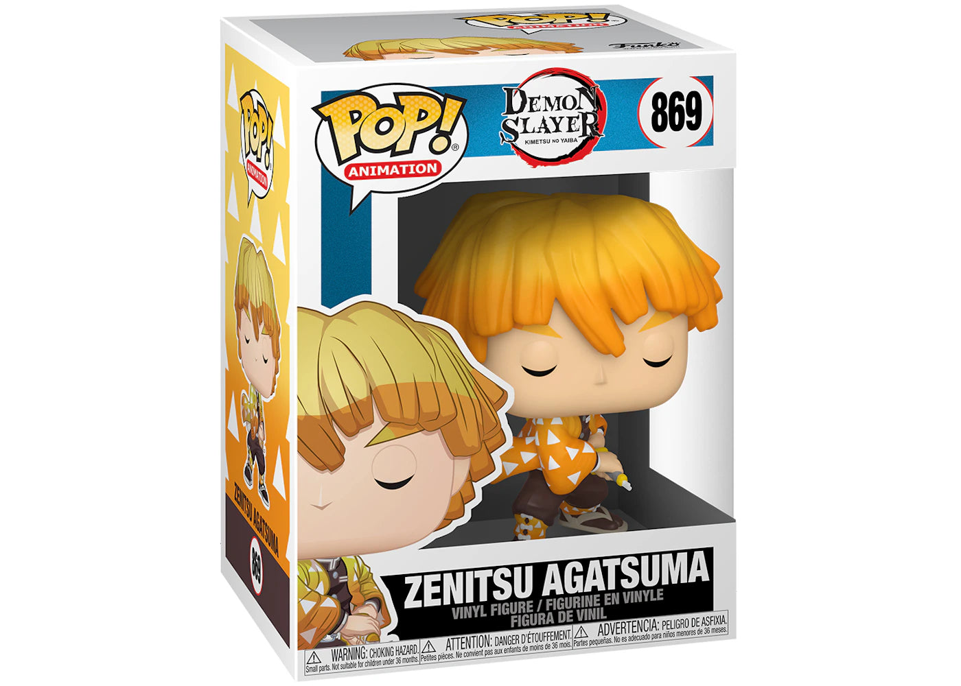 Funko Pop! Animation Demon Slayer Zenitsu Agatsuma Figure #869 -1