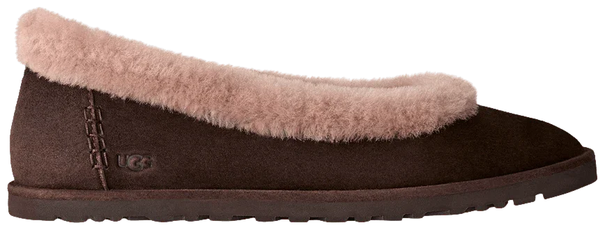 UGG Zora Ballet Flat Dusted Cocoa (Women's)-1