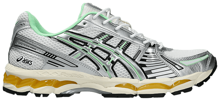 ASICS Gel-Kayano 12.1 Silver Green Orange-1