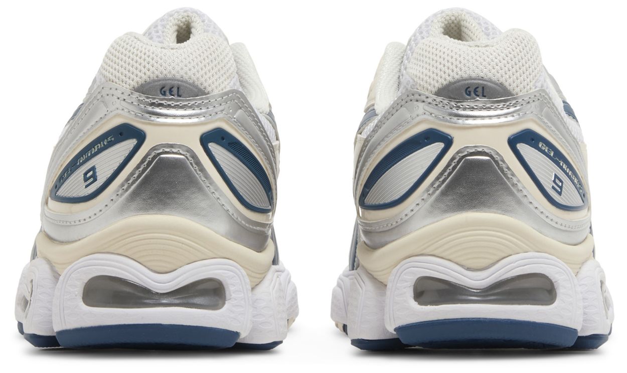 ASICS Gel-Nimbus 9 White Light Indigo (Women's)-Back