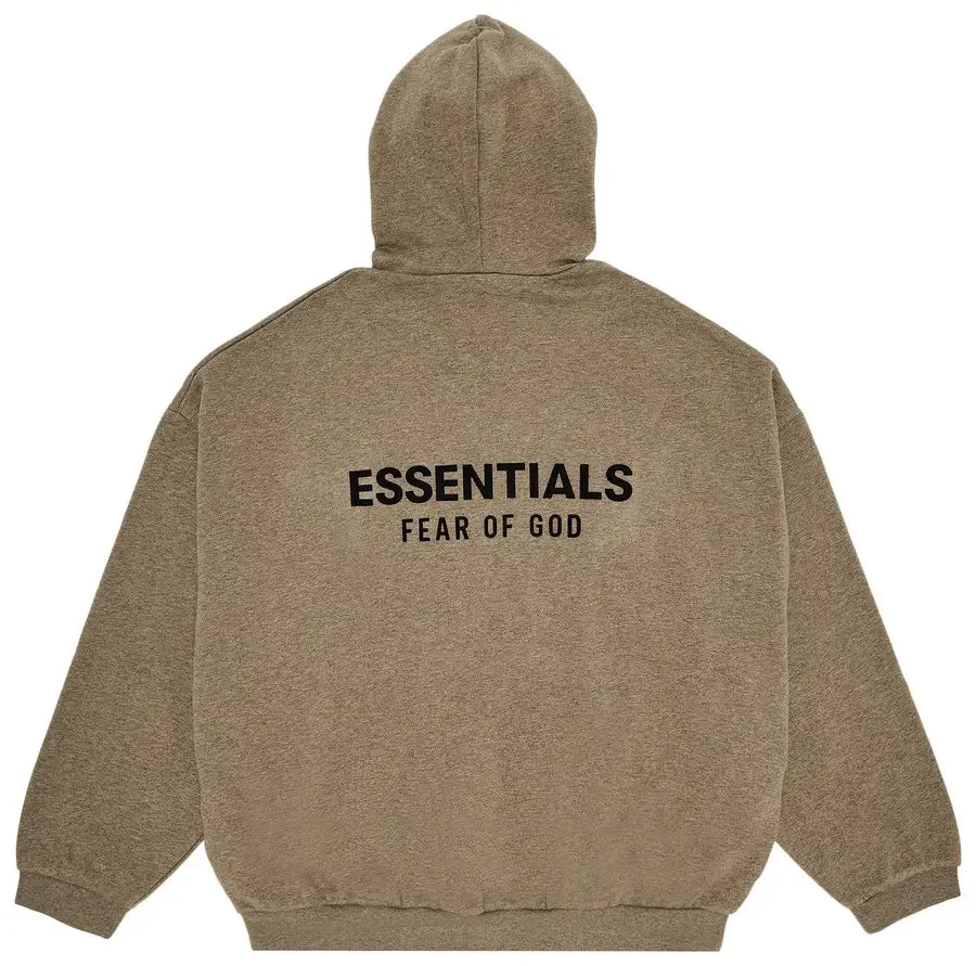 Fear of God Essentials Fleece Hoodie (FW24) Heather Gray