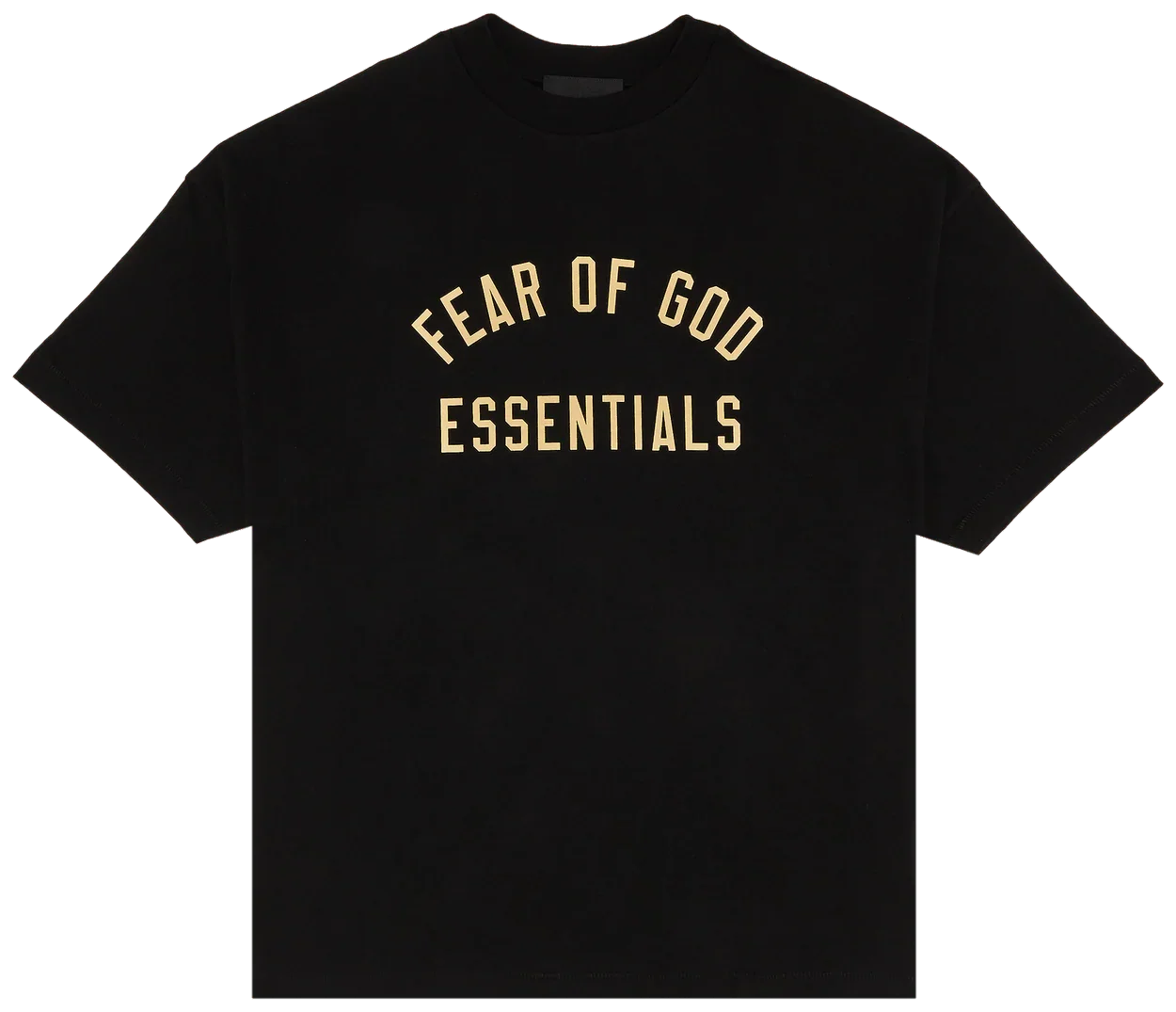 Fear of God Essentials Jersey Crewneck Tee Black -1