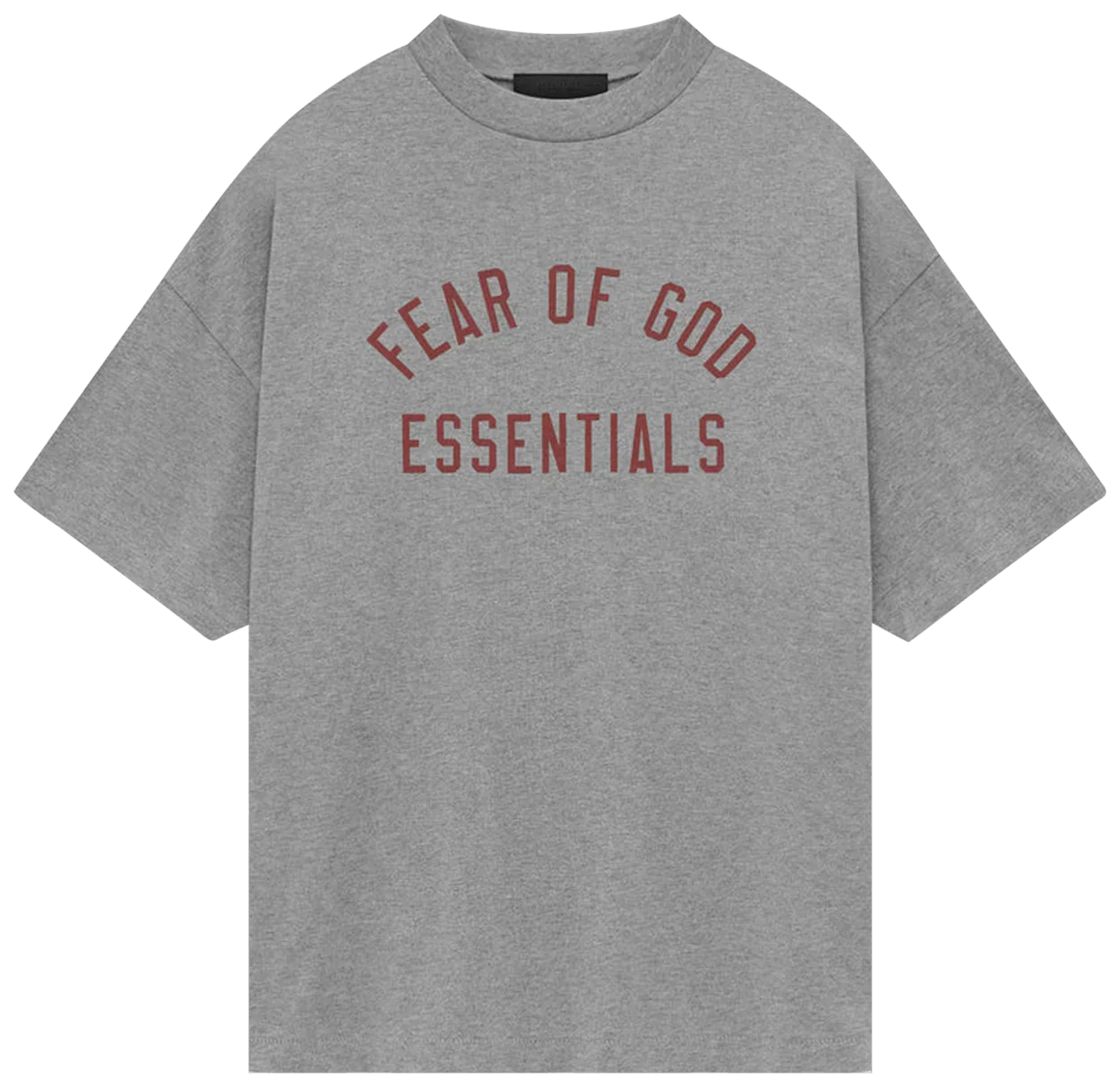 Fear of God Essentials Jersey Crewneck Tee Dark Heather -1