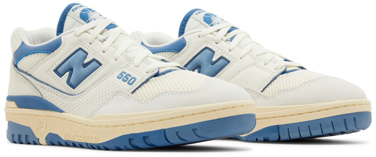 New Balance 550 Sea Salt Pack Blue Agate-Pair