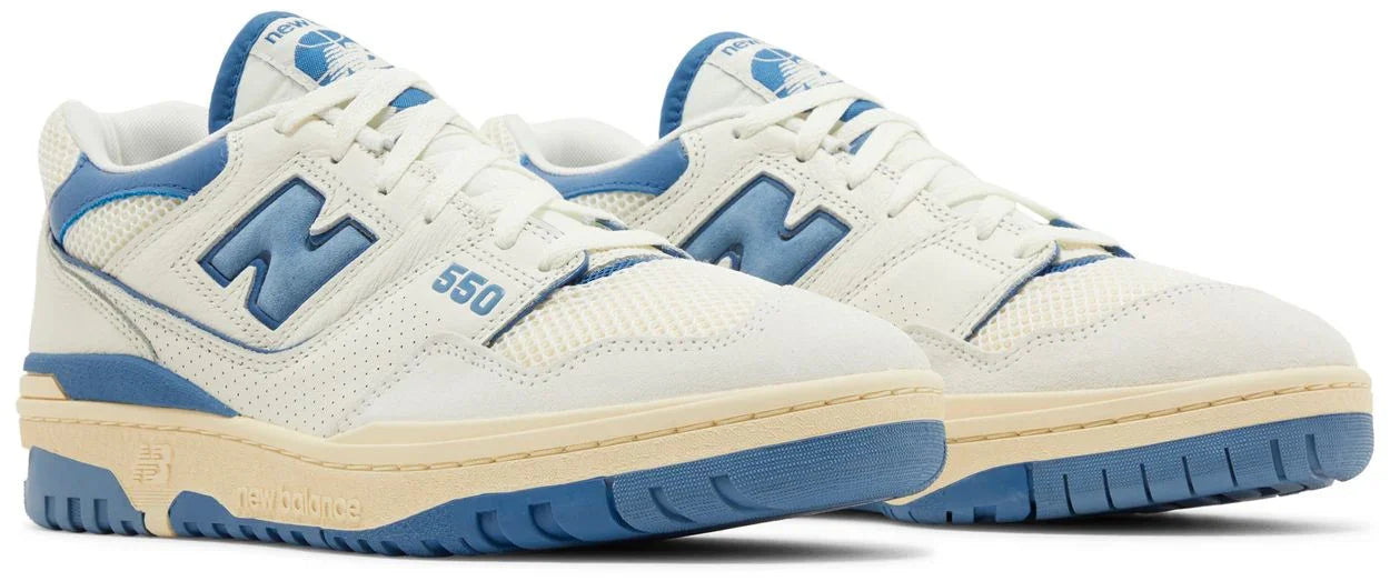New Balance 550 Sea Salt Pack Blue Agate-Pair