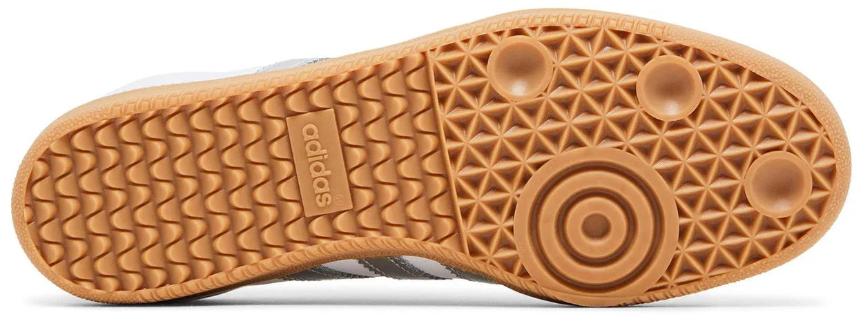 adidas Samba OG White Silver Metallic Grey (Women's)-Sole