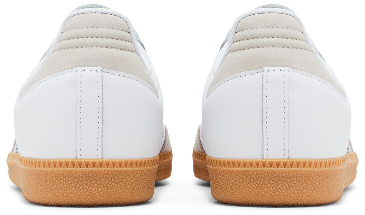 adidas Samba OG White Silver Metallic Grey (Women's)-Back