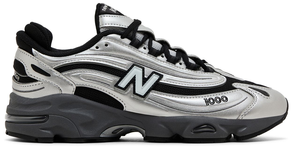 New Balance 1000 Black Silver Metallic-1