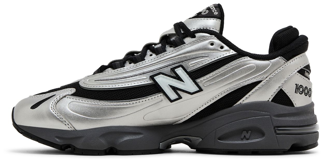 New Balance 1000 Black Silver Metallic-2