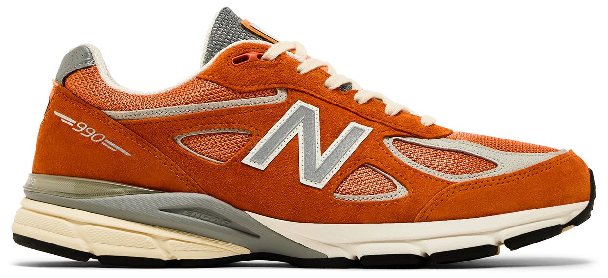 New Balance 990v4 MiUSA Aime Leon Dore Red Clay-1