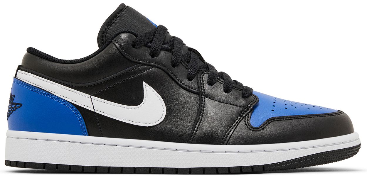 Jordan 1 Low Black Royal Toe-1