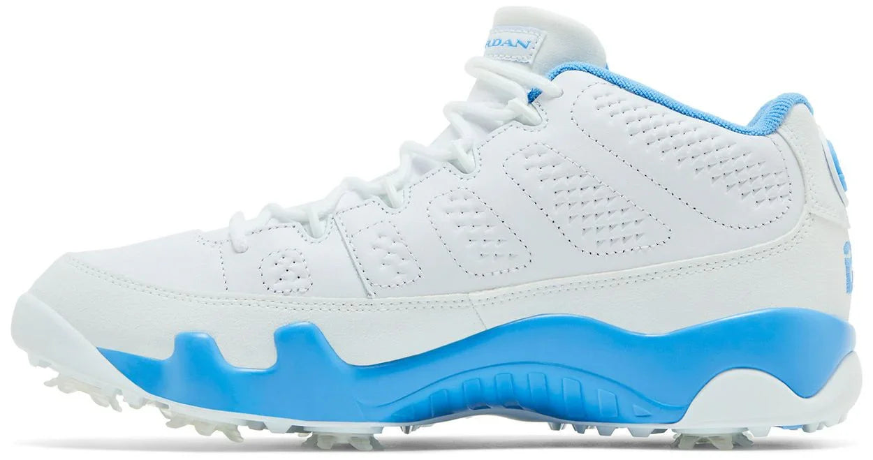 Jordan 9 Retro Low Golf White University Blue-2