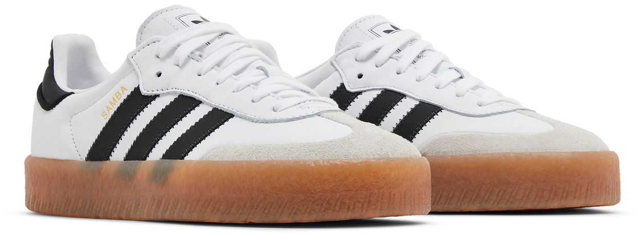 adidas Sambae Cloud White Metallic Gold (Women's)-Pair