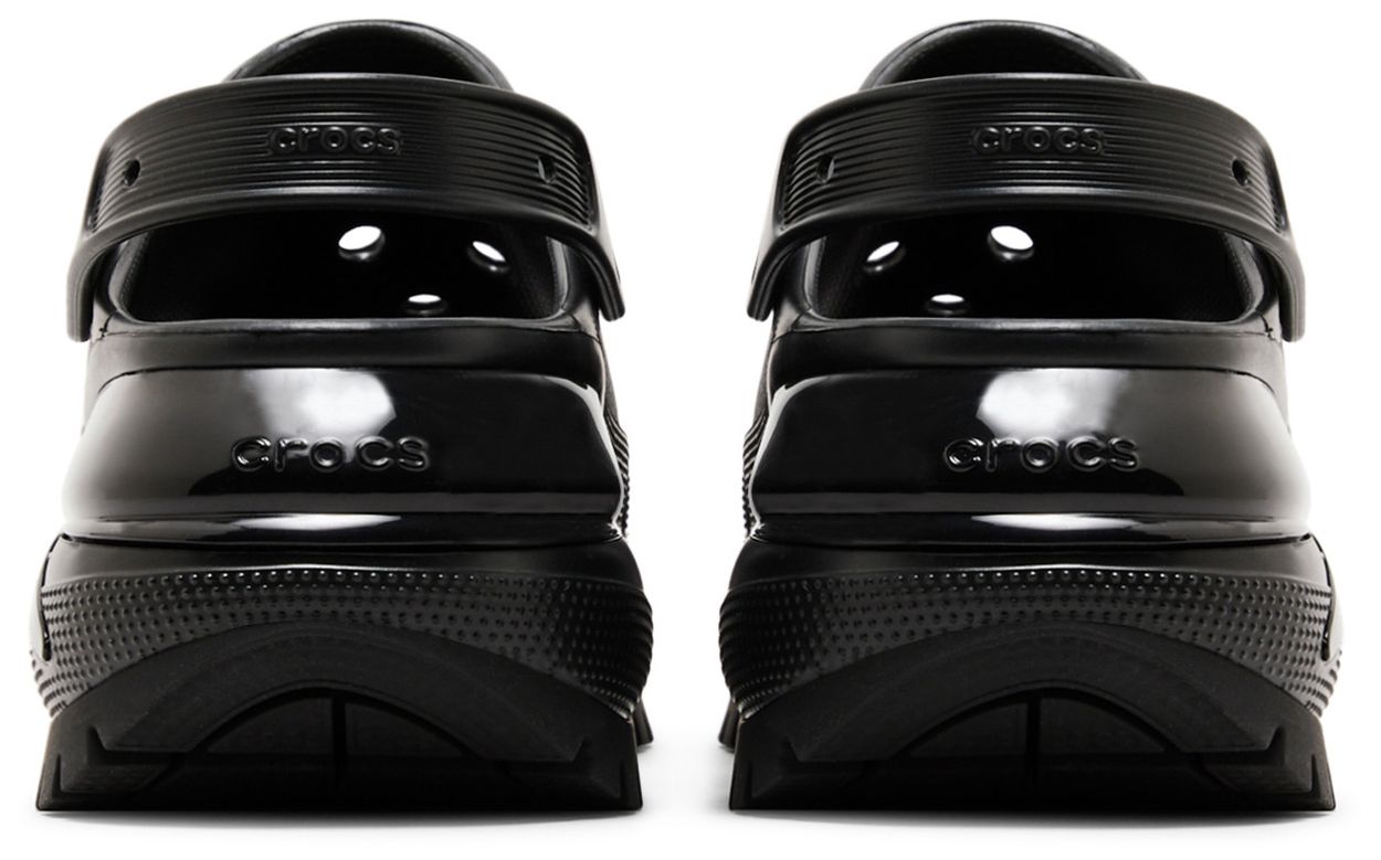 Crocs Classic Mega Crush Clog Black-Back