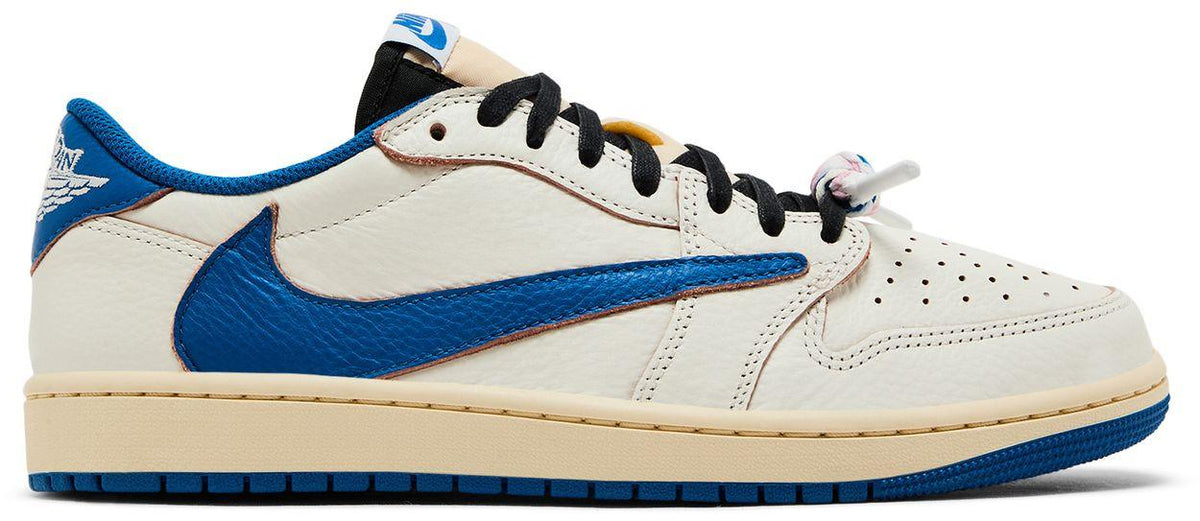 Jordan 1 Retro Low OG SP Fragment x Travis Scott Sail Military Blue
