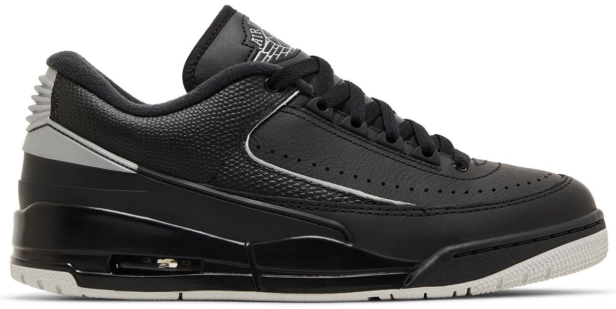 Jordan 2/3 Black Metallic Silver-1