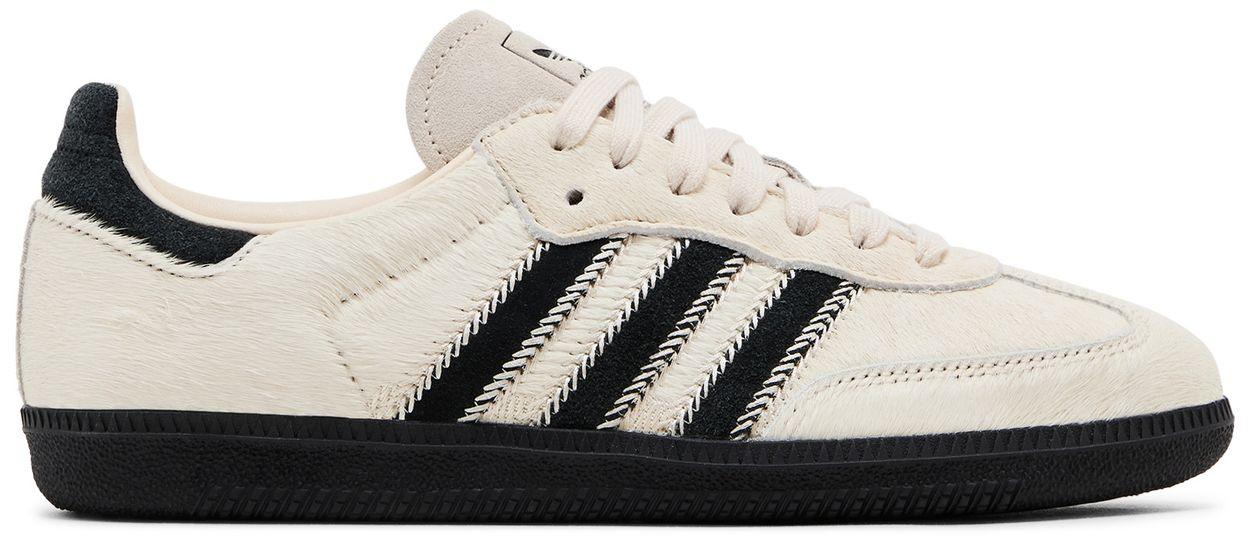 adidas Samba OG Wonder White Black Pony (Women's)-1