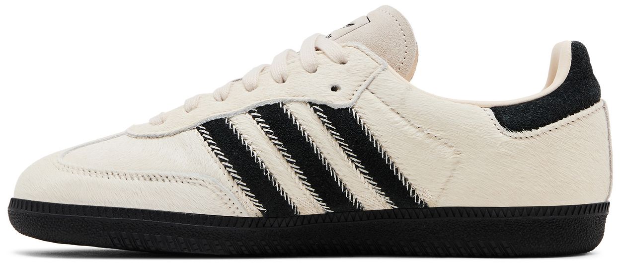 adidas Samba OG Wonder White Black Pony (Women's)-2