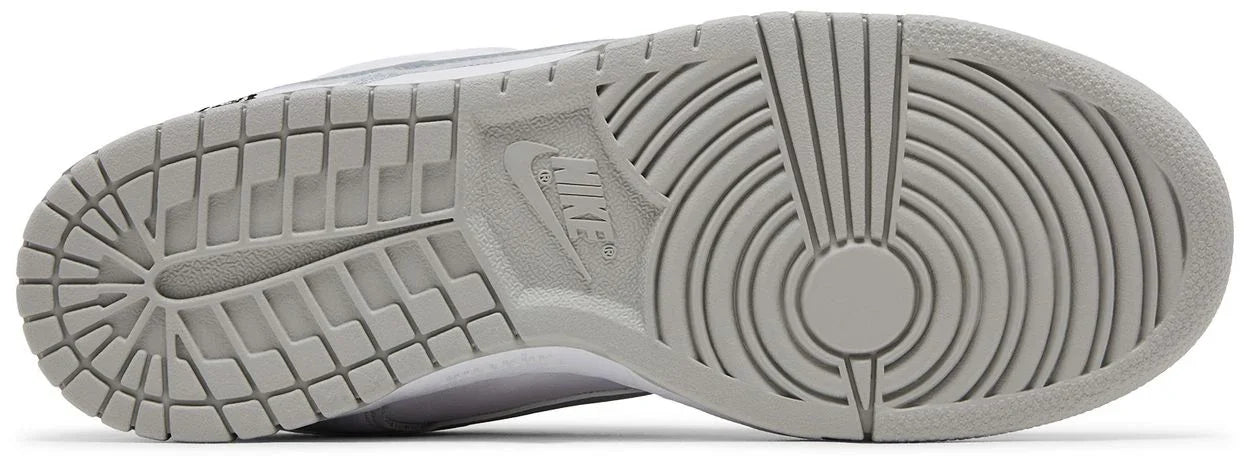 Nike SB Dunk Low Supreme 94 White Metallic Silver-Sole