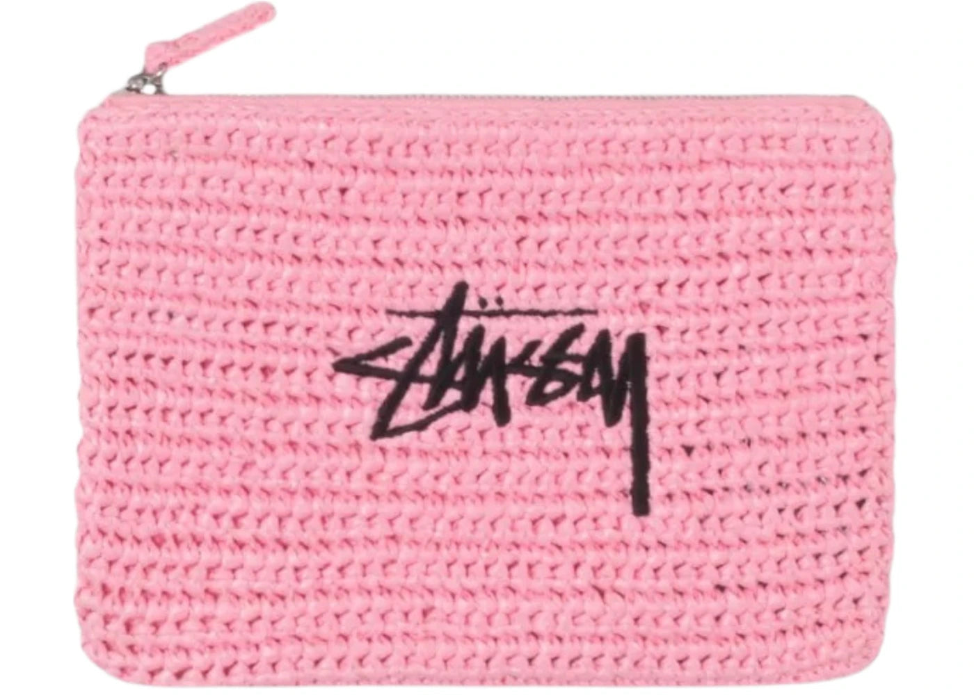 Stussy Woven Zip Pouch Light Pink -1