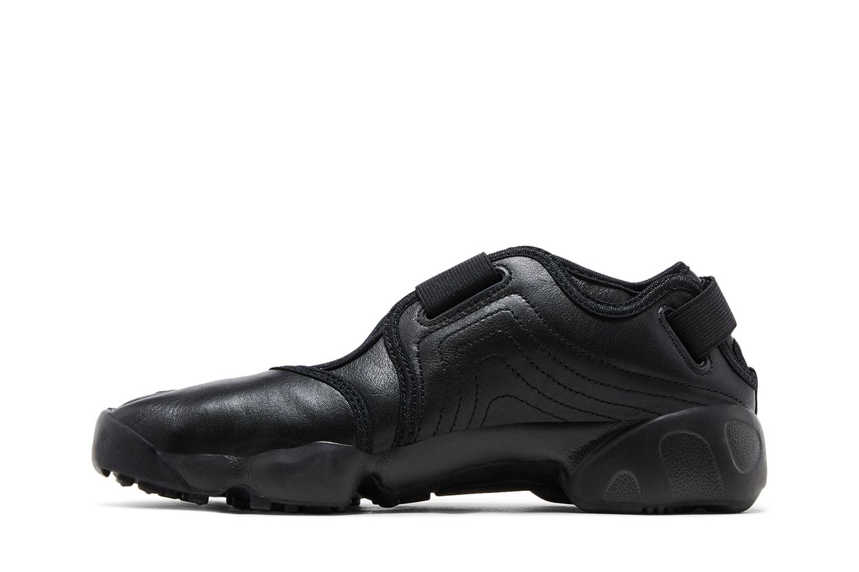 Nike Air Rift Leather Triple Black (Women's)-2