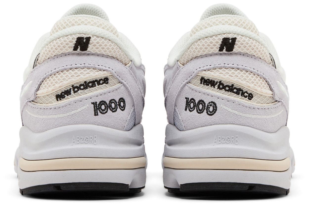 New Balance 1000 Pearl Grey Black-Back