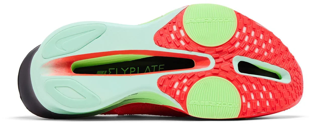 Nike Air Zoom Alphafly Next% 3 Bright Crimson Lime Blast Mint Foam Cave Purple-Sole