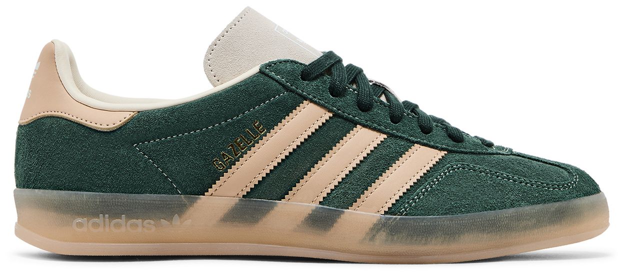 adidas Gazelle Indoor Shadow Green Warm Sandstone-1
