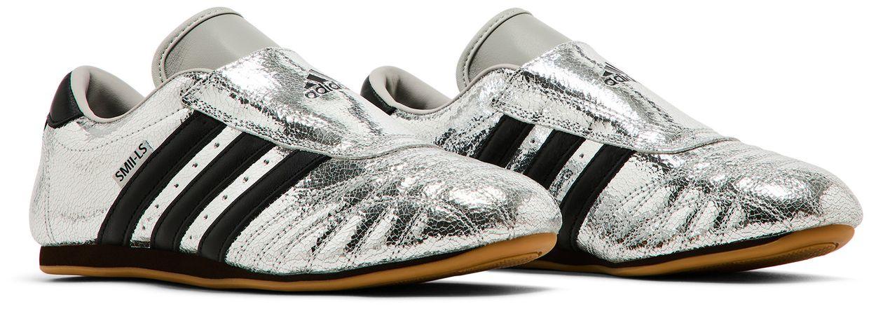 adidas Taekwondo Silver Metallic Black (Women's)-Pair
