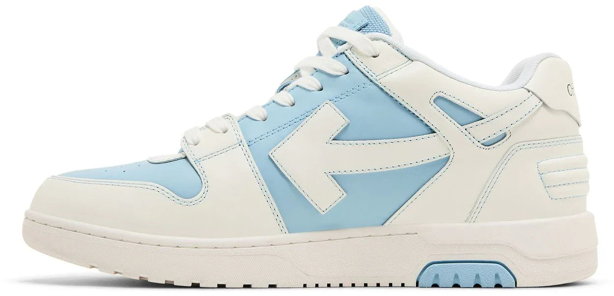OFF-WHITE Out Of Office OOO Low Tops Light Blue White-2