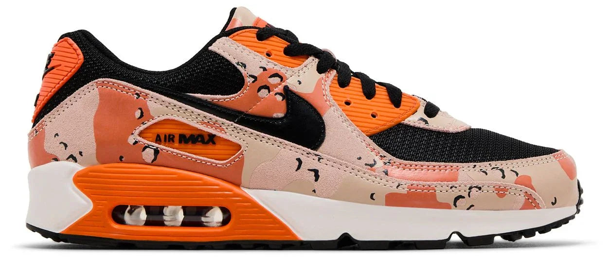 Nike Air Max 90 Premium Bio Beige Safety Orange Camo-1