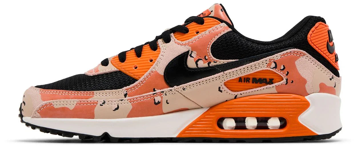 Nike Air Max 90 Premium Bio Beige Safety Orange Camo-2