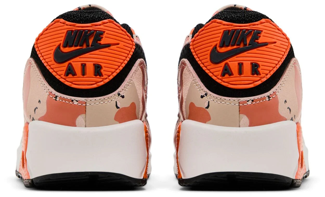 Nike Air Max 90 Premium Bio Beige Safety Orange Camo-Back