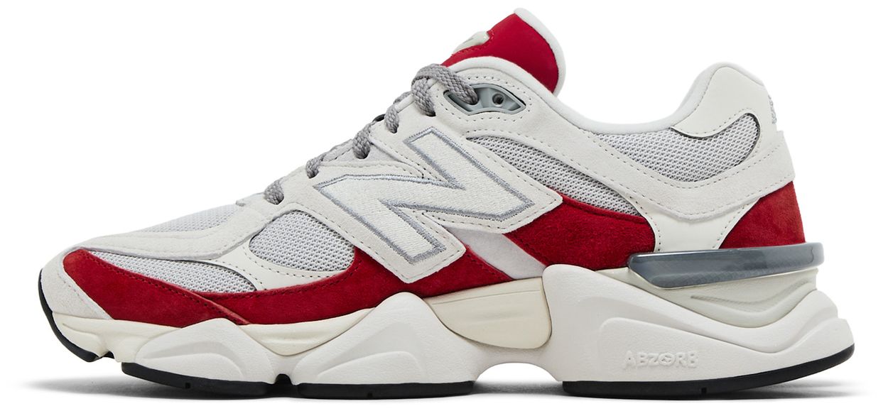New Balance 9060 White Red-2