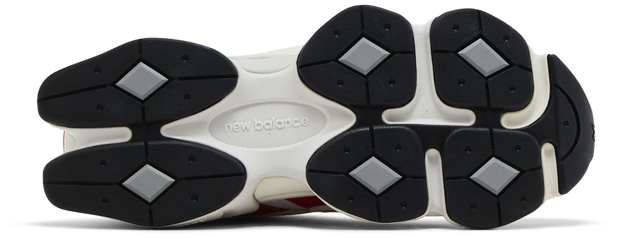 New Balance 9060 White Red-Sole