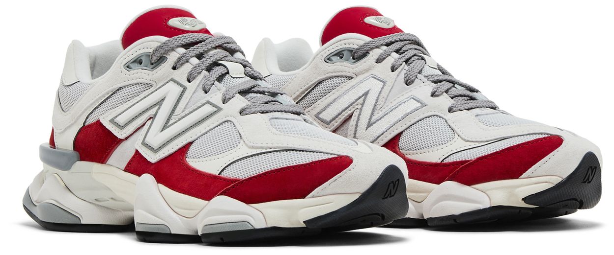 New Balance 9060 White Red-Pair