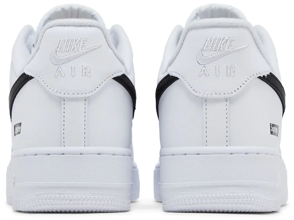 Nike Air Force 1 Low Supreme White Black-Back