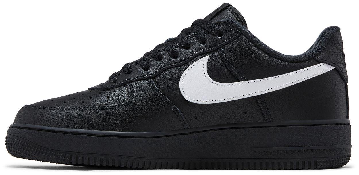 Nike Air Force 1 Low Supreme Black White-2