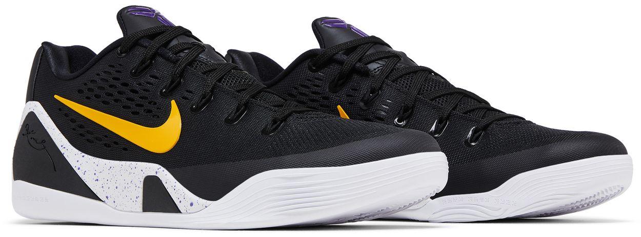 Nike Kobe 9 EM Low Protro TB Black University Gold-Pair