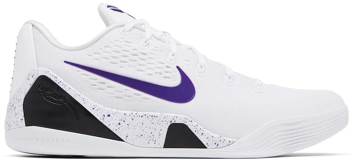Nike Kobe 9 Elite Low EM Protro White Court Purple-1
