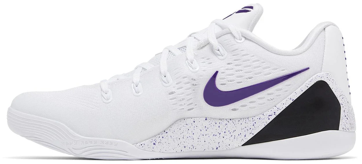 Nike Kobe 9 Elite Low EM Protro White Court Purple-2