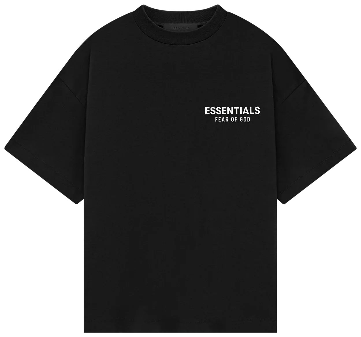 Fear of God Essentials Kids Jersey Crewneck Tee (FW24) Black-1