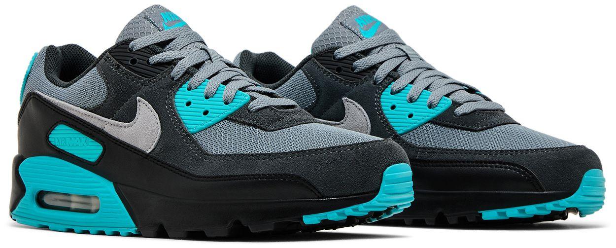 Nike Air Max 90 Cool Grey Dusty Cactus Black Wolf Grey-Pair